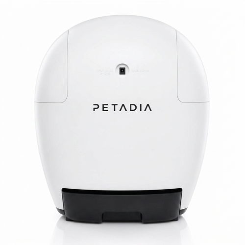 Petadia Litière Automatique Autonettoyante pour Chat – Bac Connecté Blanc